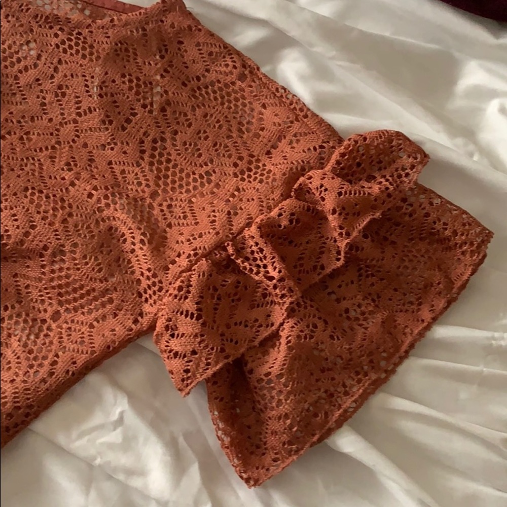 Rust Knit Top - Picture 3 of 4
